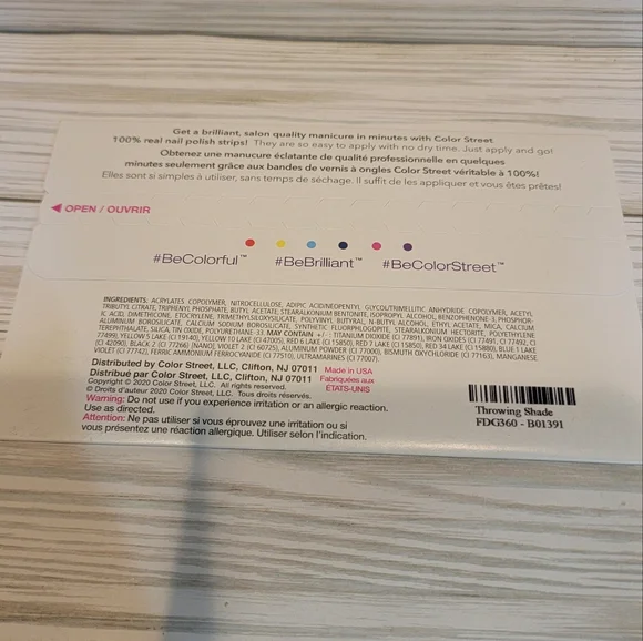 Color Street Nail Polish Strips - Throwing Shade - Picture 3 of 4